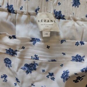 Sezane Tammie Skirt Blue Rose - Size 12